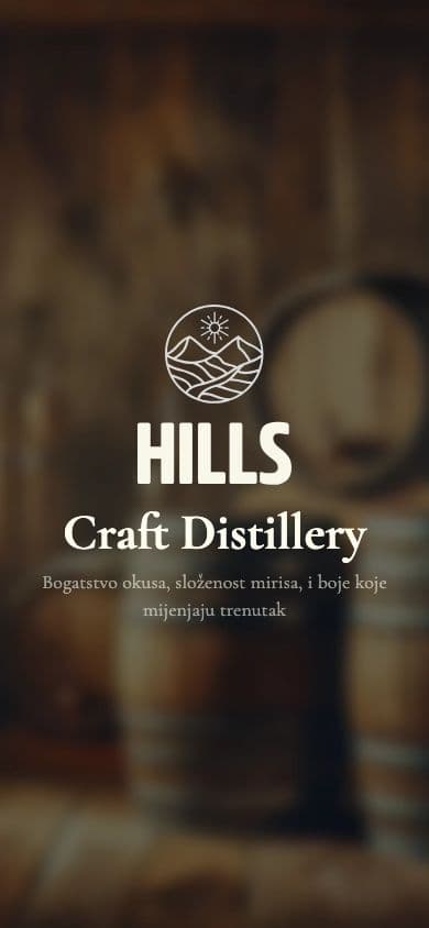 Hills Distillery — mobilna verzija