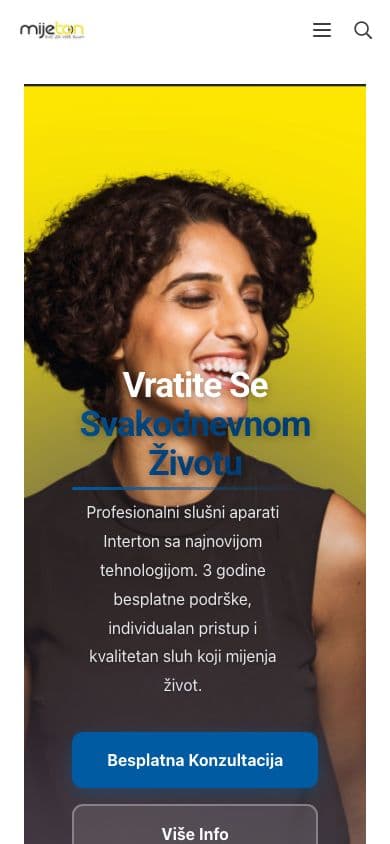 Mijeton.hr — mobilna verzija